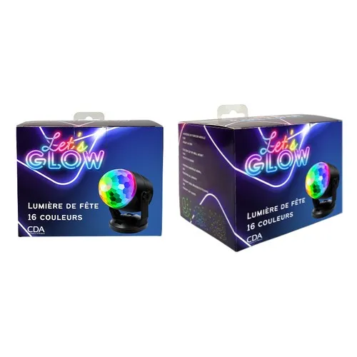 Lumière de fête 16 couleurs