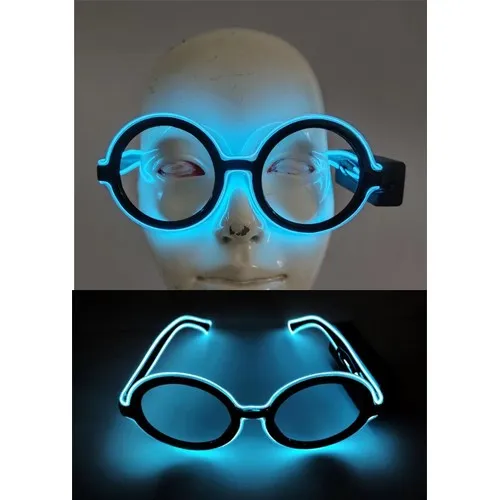 Lunette LED ronde  6 coloris assortis