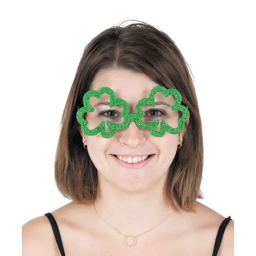 LUNETTES TREFLES PAILLETEES SAINT PATRICK