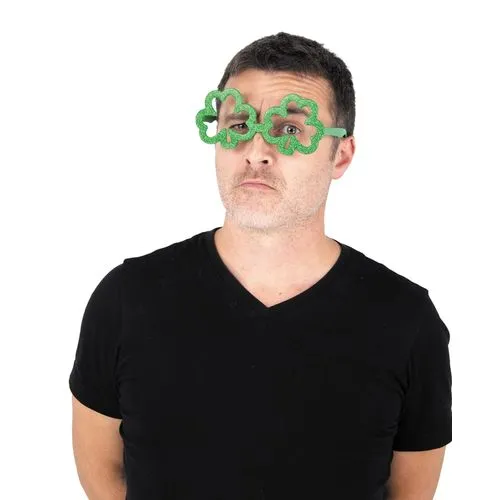 LUNETTES TREFLES PAILLETEES SAINT PATRICK