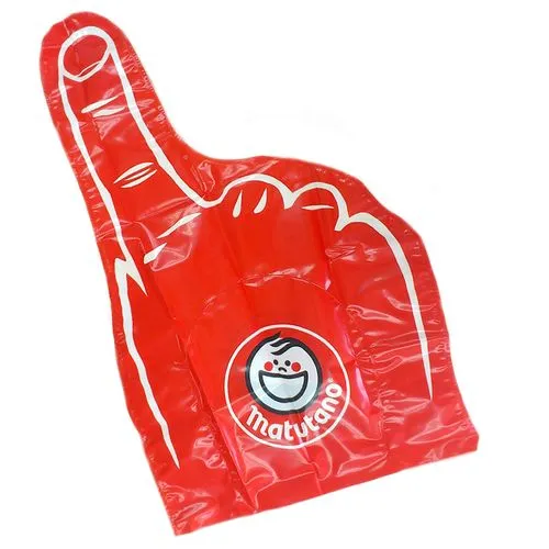 Main gonflable géant numéro 1 personalisée