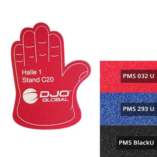 Main qui fait signe Open Hand, marquage 2 faces