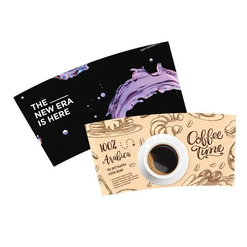 Manchons pour gobelets - carton ondulé collé - grand format 12-16oz