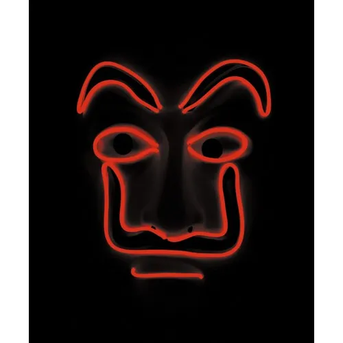 MASQUE BANDIT LED ROUGE