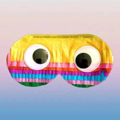 Masque PINATA papier FUN EYES 8 X 16 CM