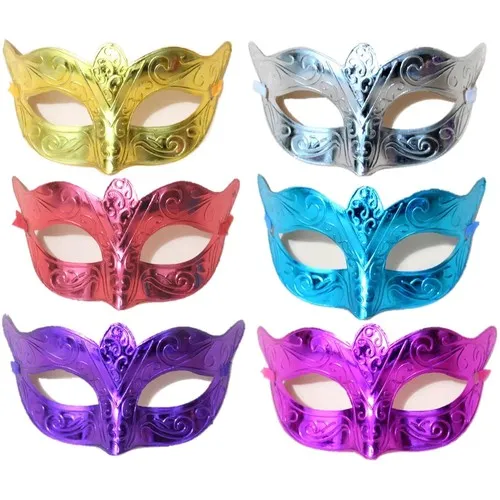 Masque plastique VENITIEN 6 coloris assortis