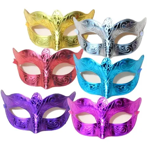 Masque plastique VENITIEN 6 coloris assortis