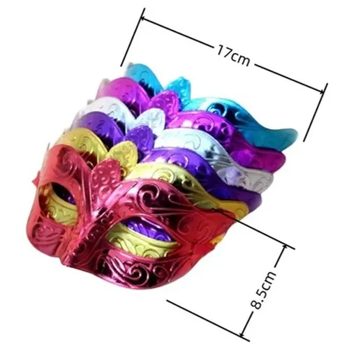 Masque plastique VENITIEN 6 coloris assortis