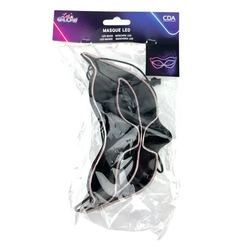 Masque Super Héros LED 6 coloris assortis