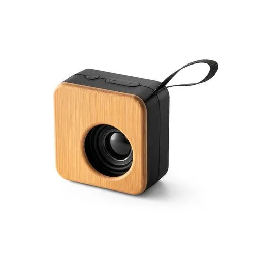 MAYER. Enceinte portable 3W avec 4h d'autonomie en bambou et ABS recyclé (100 % rABS)