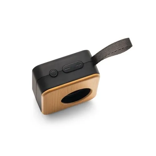 MAYER. Enceinte portable 3W avec 4h d'autonomie en bambou et ABS recyclé (100 % rABS)