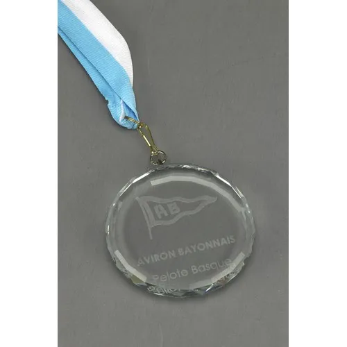 Médaille en cristal personnalisable