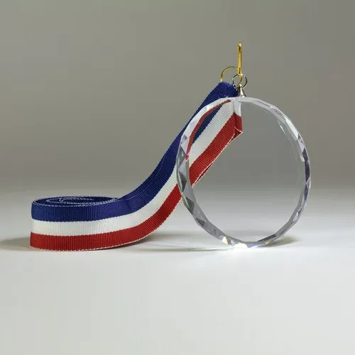 Médaille en cristal personnalisable