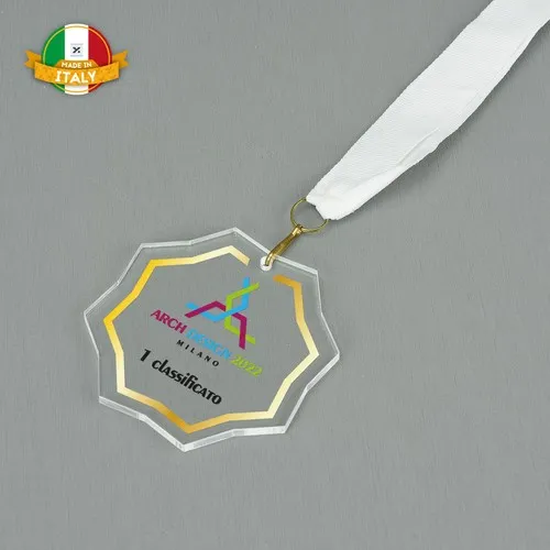 Médaille POLY en plexiglass personnalisable