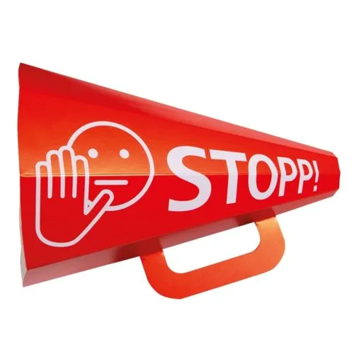 Mégaphone en carton