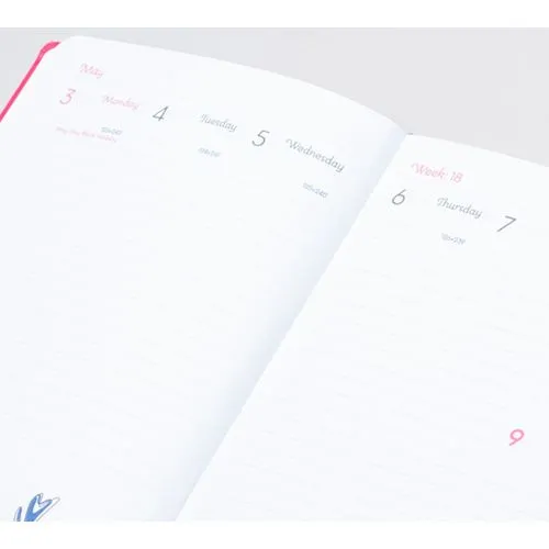 Mindnotes® agenda à couverture rigide mais flexible en ROMA