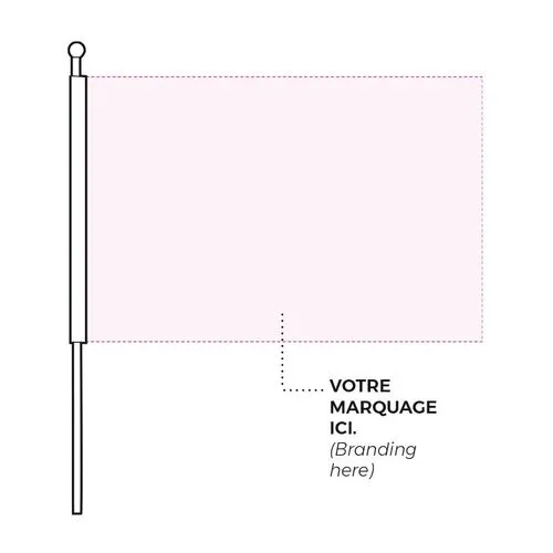 MINI DRAPEAU DE SUPPORTER