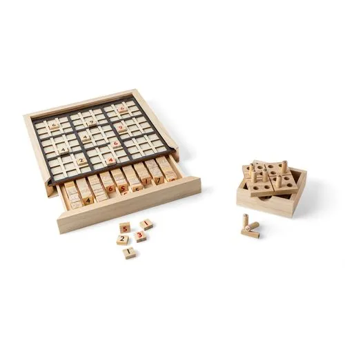 Mini Sudoku en bois de pin Kenza