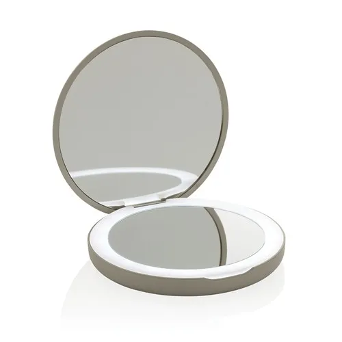 Miroir de maquillage à LED en plastique recyclé RCS Lumora