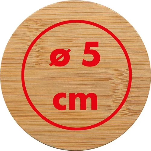 Miroir de maquillage en bambou LONGIN