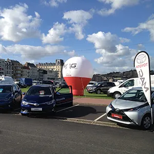 Acheter une montgolfière gonflable pour publicité.