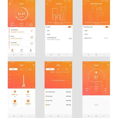 Montre connectée en ABS Dominic
