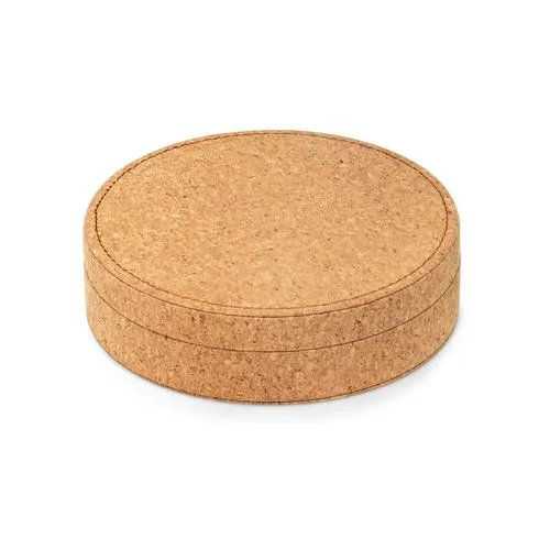 MORETO. Set à vin avec 4 pièces en bois et métal