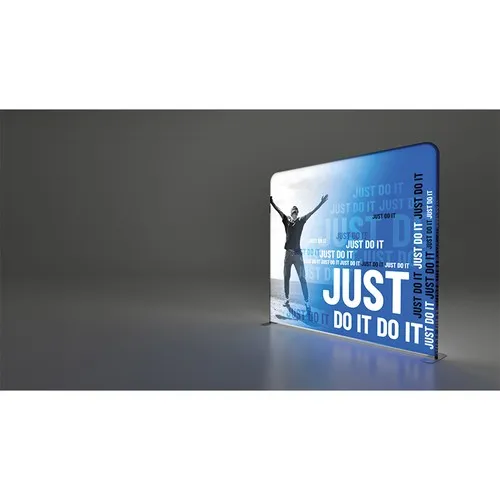 Mur en tissu droit avec LED