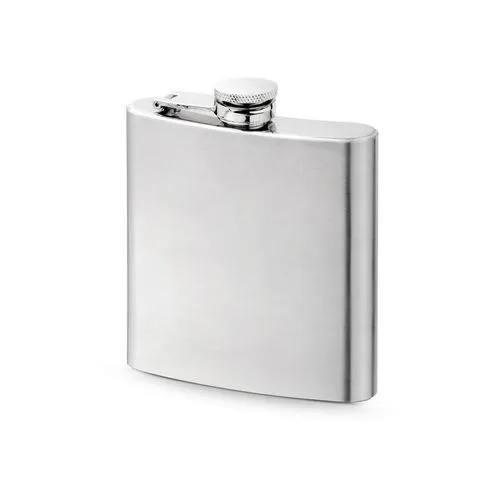 MUSE. Bouteille de poche 180mL en acier inox