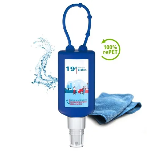 Nettoyant pour Cockpit de Voiture, 50 ml Bumper bleu, Body Label (R-PET)