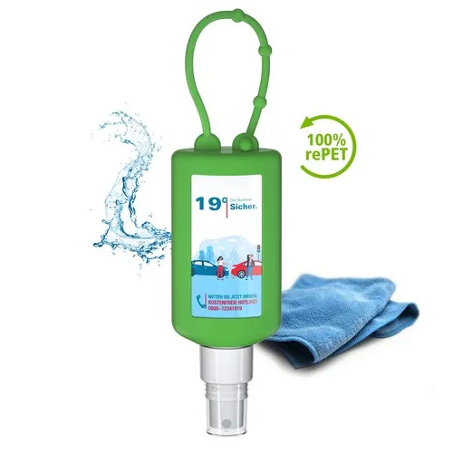 Nettoyant pour Cockpit de Voiture, 50 ml Bumper vert, Body Label (R-PET)