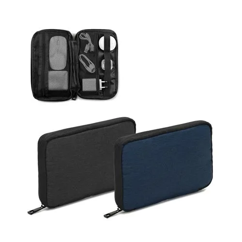 Newcastle BAG. Sacoche en polyester recyclé haute densité 600D avec compartiment principal spacieux pour les accessoires technologiques