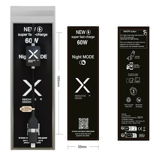 Night mode cable 60W