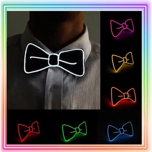 Noeud PAPILLON LED 6 coloris assortis