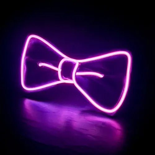 Noeud PAPILLON LED 6 coloris assortis