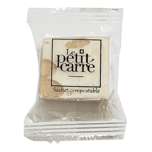 Nougat en sachet individuel personnalisé