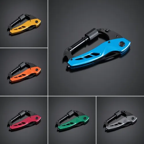 OPTIMA COUTEAU PLIABLE AVEC MOUSQUETON