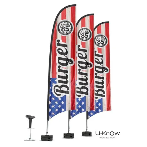 Oriflamme Géante Wind 5m