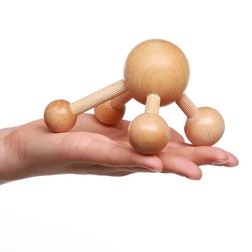 Outil de massage en bois à 4 pieds, "Made in Europe"