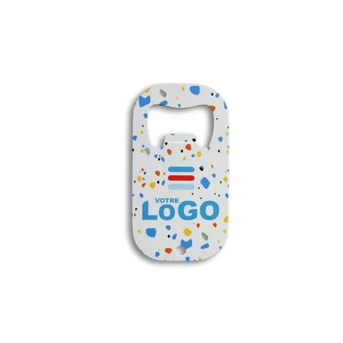 Ouvre-bouteilles en inox - Blanc