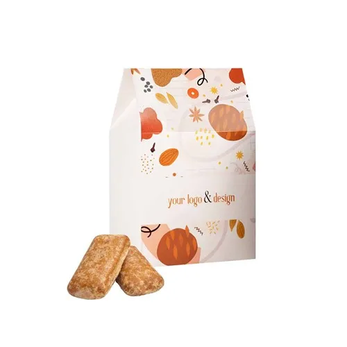 PAIN D'ÉPICES AVEC LOGO DANS UN MINI SAC