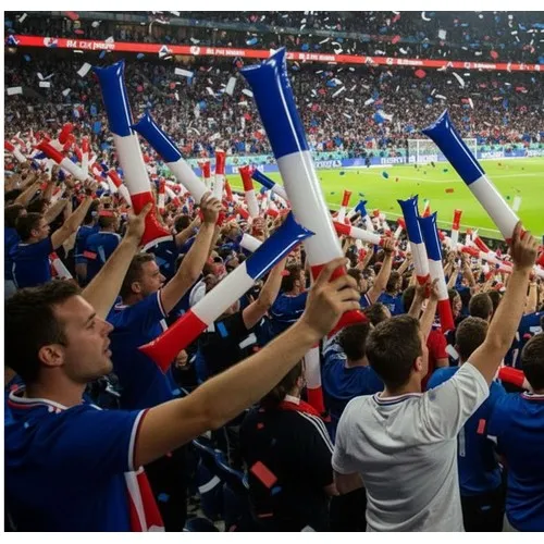 Paire Clap Clap 60x10cm Bleu/blanc/rouge