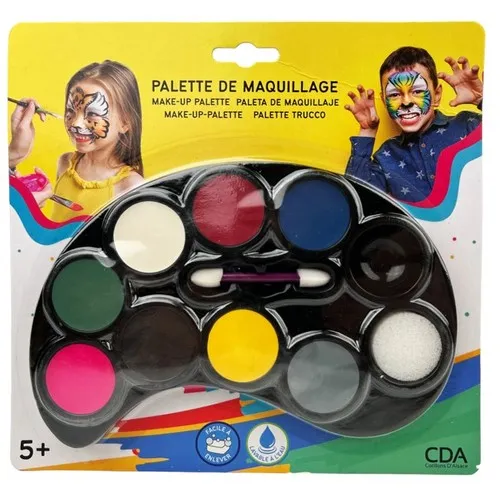 Palette de maquillage 8 couleurs avec applicateur et éponge