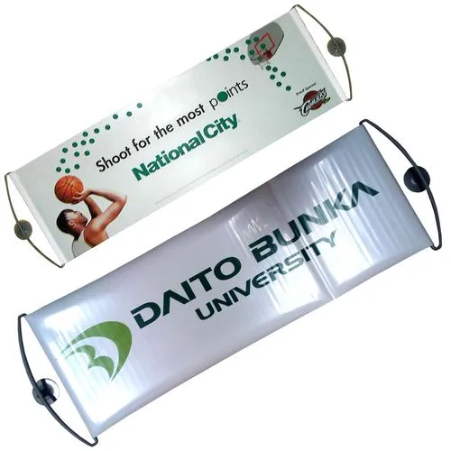 Pancarte d'animation rétractile à main et personalisé