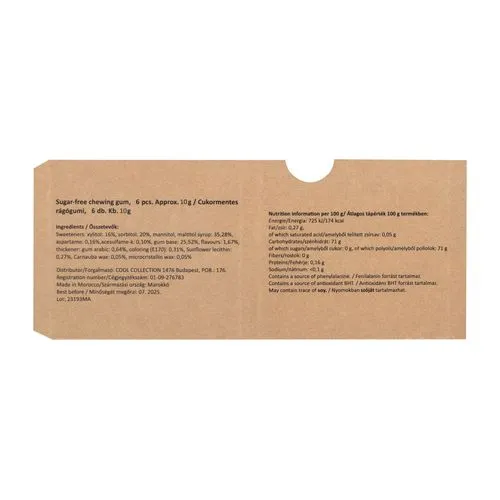 Paquet de chewing gum CreaChew 6 Eco