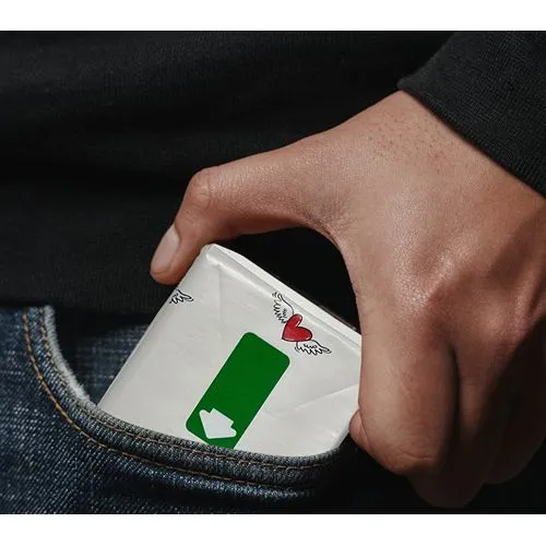 Paquets de mouchoirs avec emballage en papier personnalisable