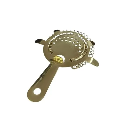 Passoire à cocktail dorée à 4 branches