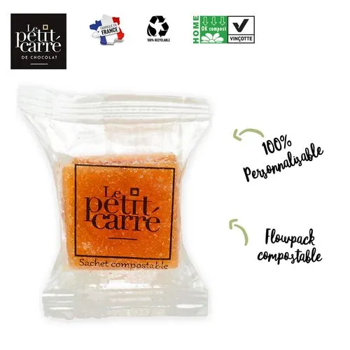 Pâte de Fruit Abricot de la Drôme en sachet individuel