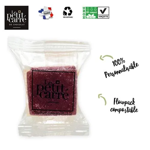 Pâte de Fruit Cassis de Bourgogne en sachet individuel