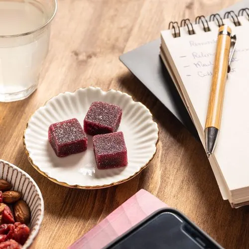 Pâte de Fruit Cassis de Bourgogne en sachet individuel